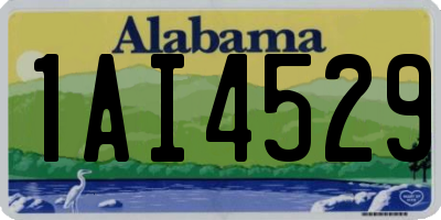 AL license plate 1AI4529