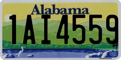 AL license plate 1AI4559