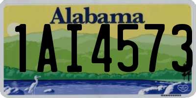 AL license plate 1AI4573