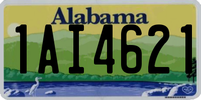 AL license plate 1AI4621