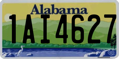 AL license plate 1AI4627