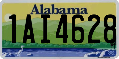 AL license plate 1AI4628