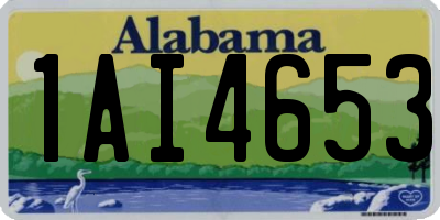 AL license plate 1AI4653