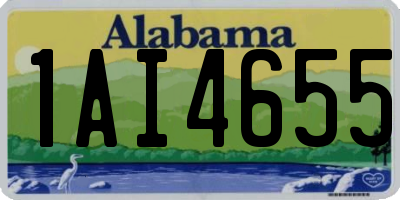 AL license plate 1AI4655