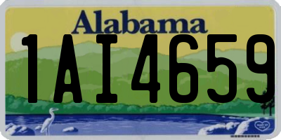 AL license plate 1AI4659