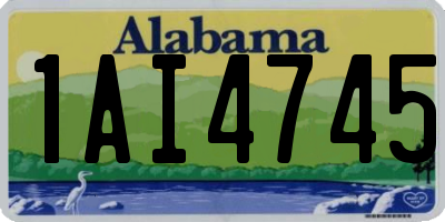 AL license plate 1AI4745