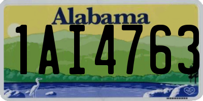 AL license plate 1AI4763