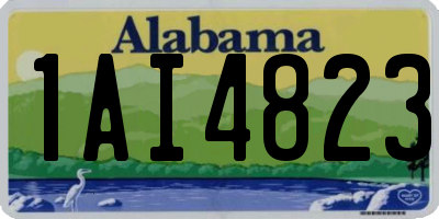AL license plate 1AI4823