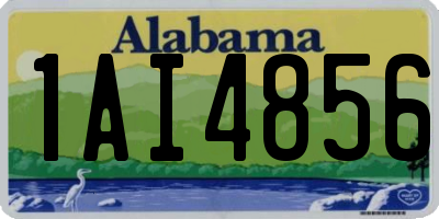 AL license plate 1AI4856