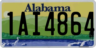 AL license plate 1AI4864