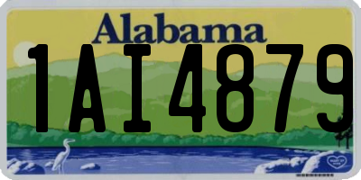 AL license plate 1AI4879