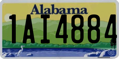AL license plate 1AI4884