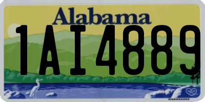 AL license plate 1AI4889