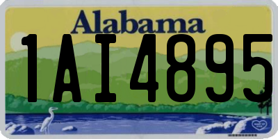 AL license plate 1AI4895
