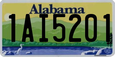 AL license plate 1AI5201
