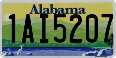 AL license plate 1AI5207