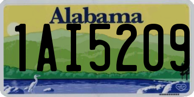 AL license plate 1AI5209
