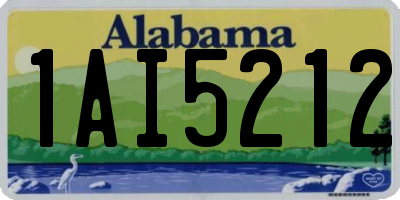 AL license plate 1AI5212