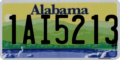 AL license plate 1AI5213
