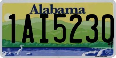 AL license plate 1AI5230