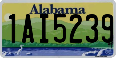 AL license plate 1AI5239