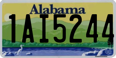 AL license plate 1AI5244