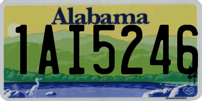 AL license plate 1AI5246