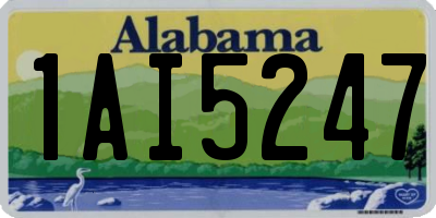 AL license plate 1AI5247