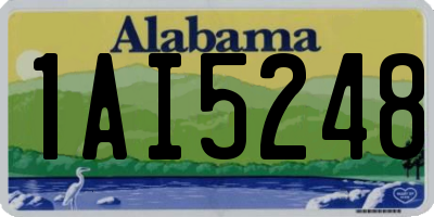 AL license plate 1AI5248