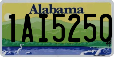 AL license plate 1AI5250