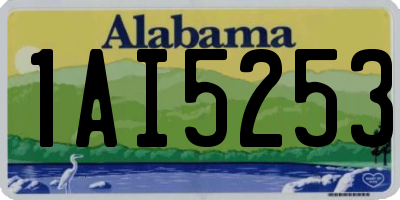 AL license plate 1AI5253