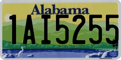 AL license plate 1AI5255