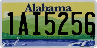 AL license plate 1AI5256