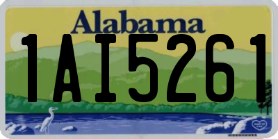 AL license plate 1AI5261