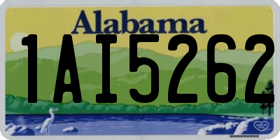 AL license plate 1AI5262