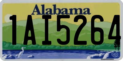 AL license plate 1AI5264