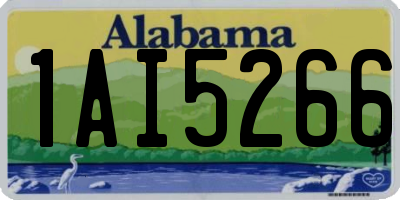 AL license plate 1AI5266