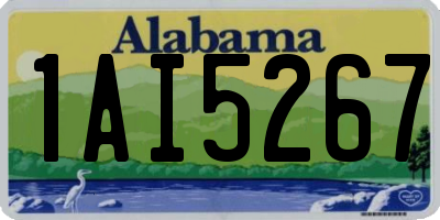 AL license plate 1AI5267