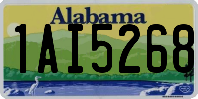 AL license plate 1AI5268