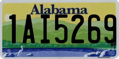 AL license plate 1AI5269