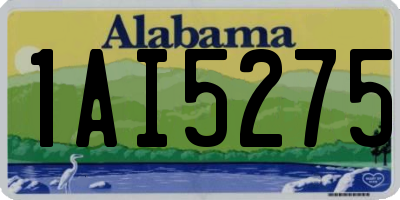 AL license plate 1AI5275