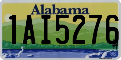 AL license plate 1AI5276