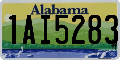 AL license plate 1AI5283