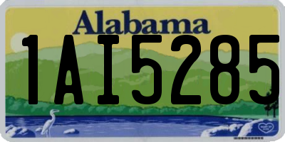 AL license plate 1AI5285