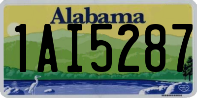 AL license plate 1AI5287