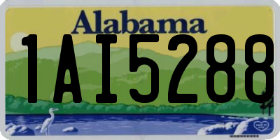 AL license plate 1AI5288