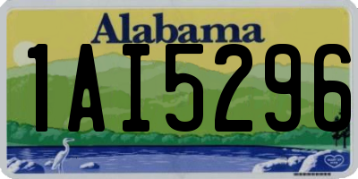AL license plate 1AI5296