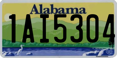 AL license plate 1AI5304