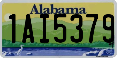 AL license plate 1AI5379