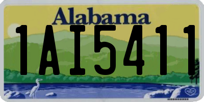AL license plate 1AI5411